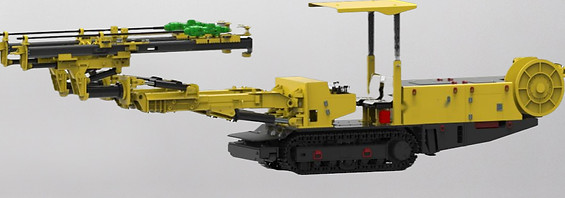 TD225M hydraulic drilling rig from ENKEC.