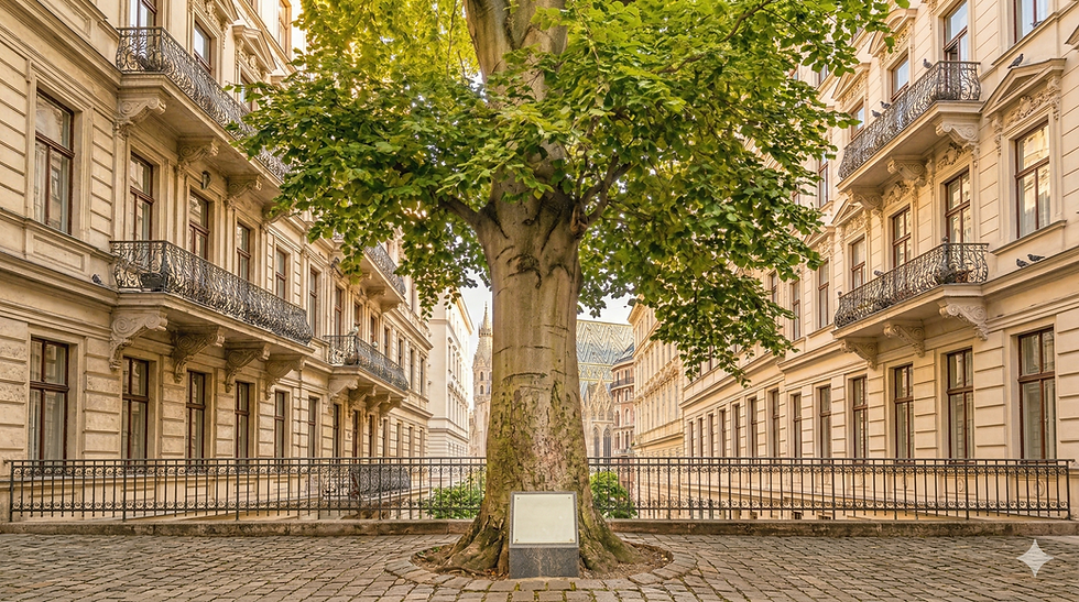 Ein alter Baum in Wien steht unter dem Wiener Baumschutzgesetz.