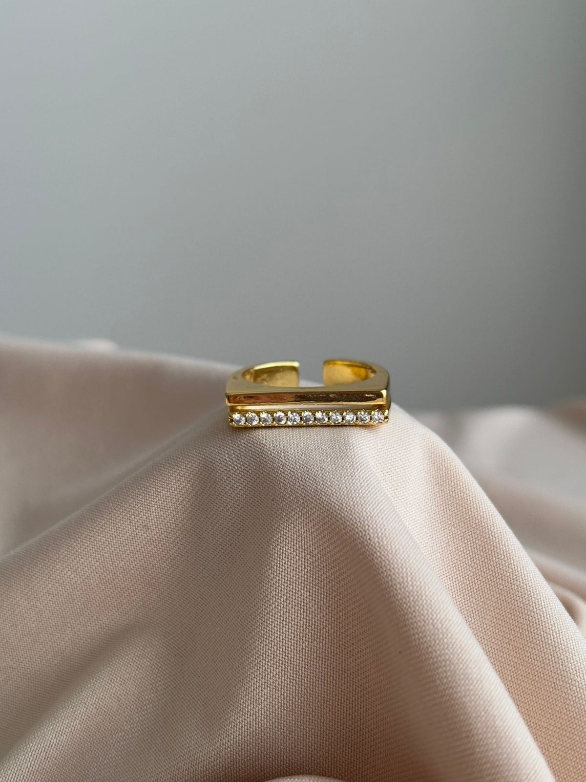 Anillo Cristal Gold