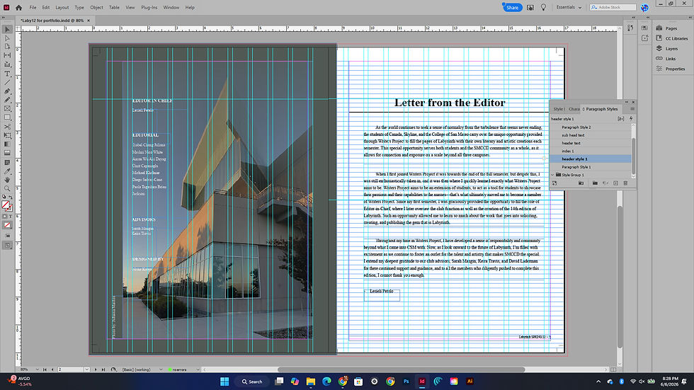 laby-CSM-Honors project-layout grid
