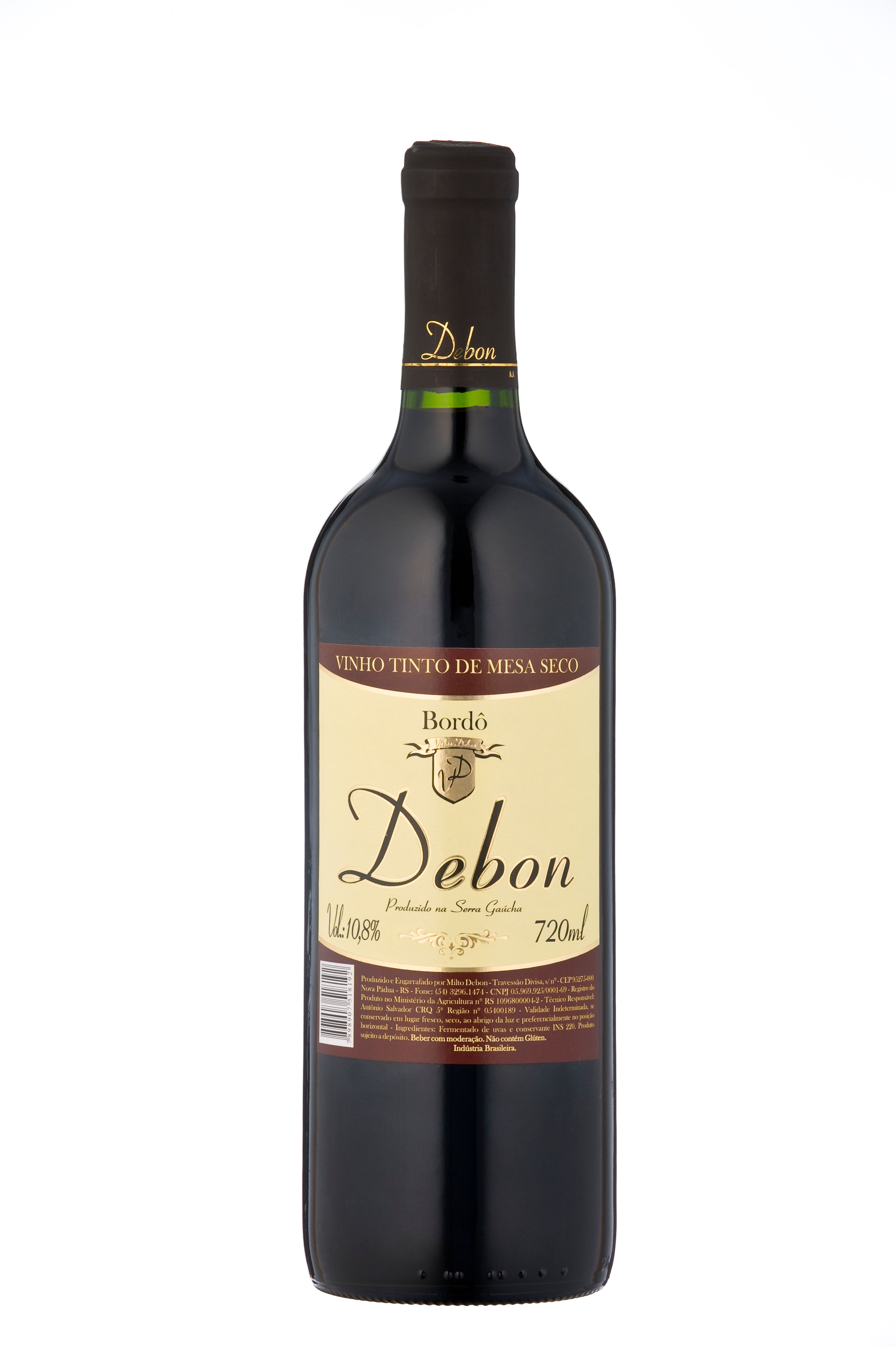 Vinho Debon Bordô Seco 720ml