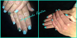 acryl met gellak/polish