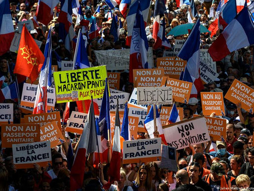 New Covid-19 Pass elicit Protests in France