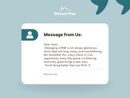 An Inspirational Letter to Adelaide BNB Hosts