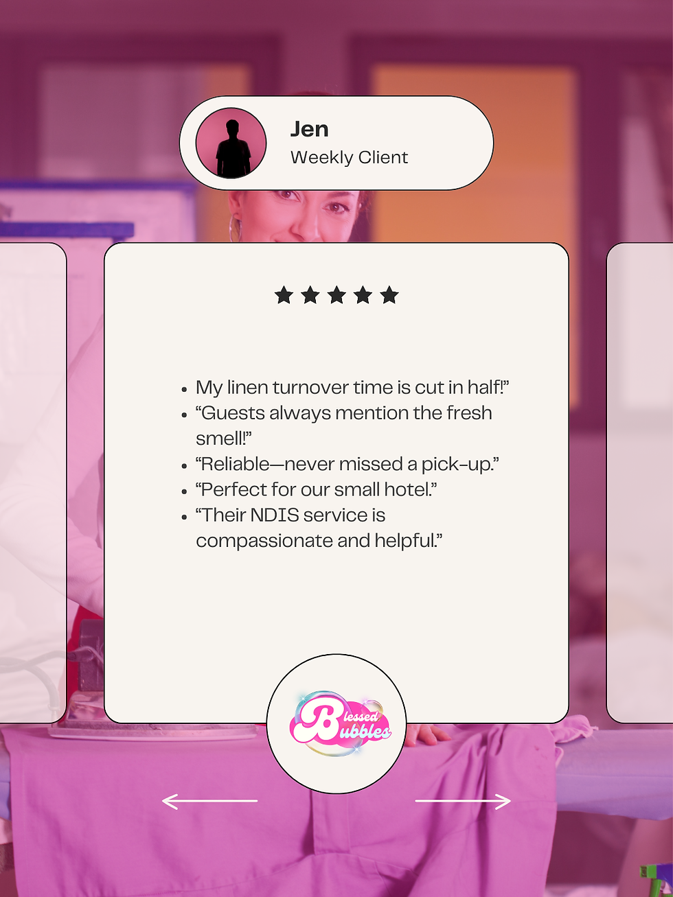 Why Adelaide Clients Trust Blessed Bubbles Laundry Services