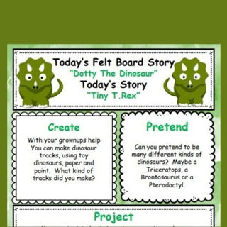 Dinosaurs free online preschool theme daily newsletter