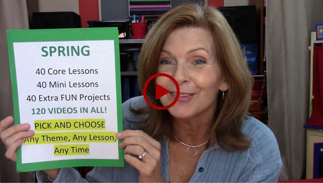 SPRING Sneak Peek 2024 Online Preschool Homeschooling Program At Creative Kids Virtual Preschool!