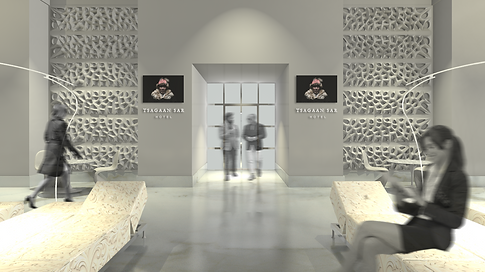 TSAGAAN SAR HOTEL HALL D'ENTRÉE INTERIOR DESIGN ARCHITECTURE INTÉRIEURE PATRICK GRANDGIRARD