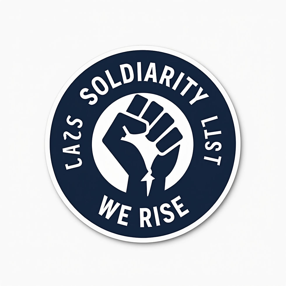 Solidarity Fist Sticker