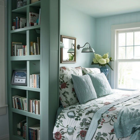 bibliothèque petite chambre