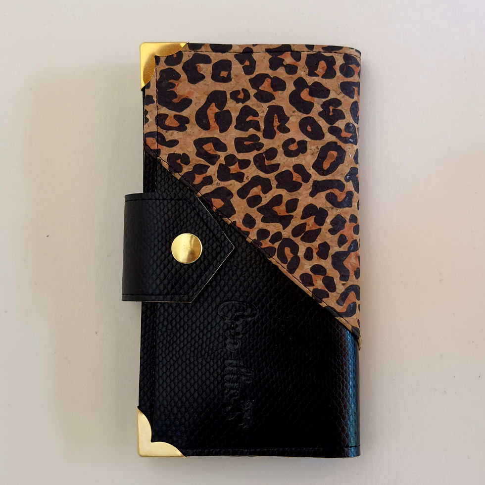 portefeuille végan en appleskin et liège