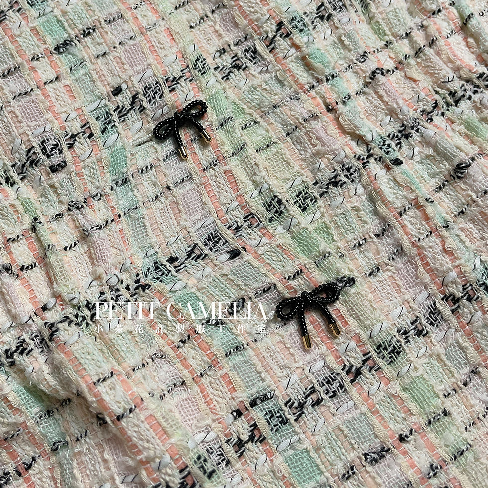 縮圖：莫內春芽 小西裝領束腰洋裝外套