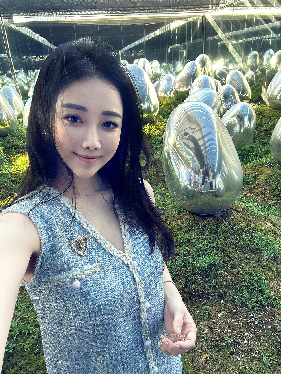 縮圖：松石綠混紡 背心短洋