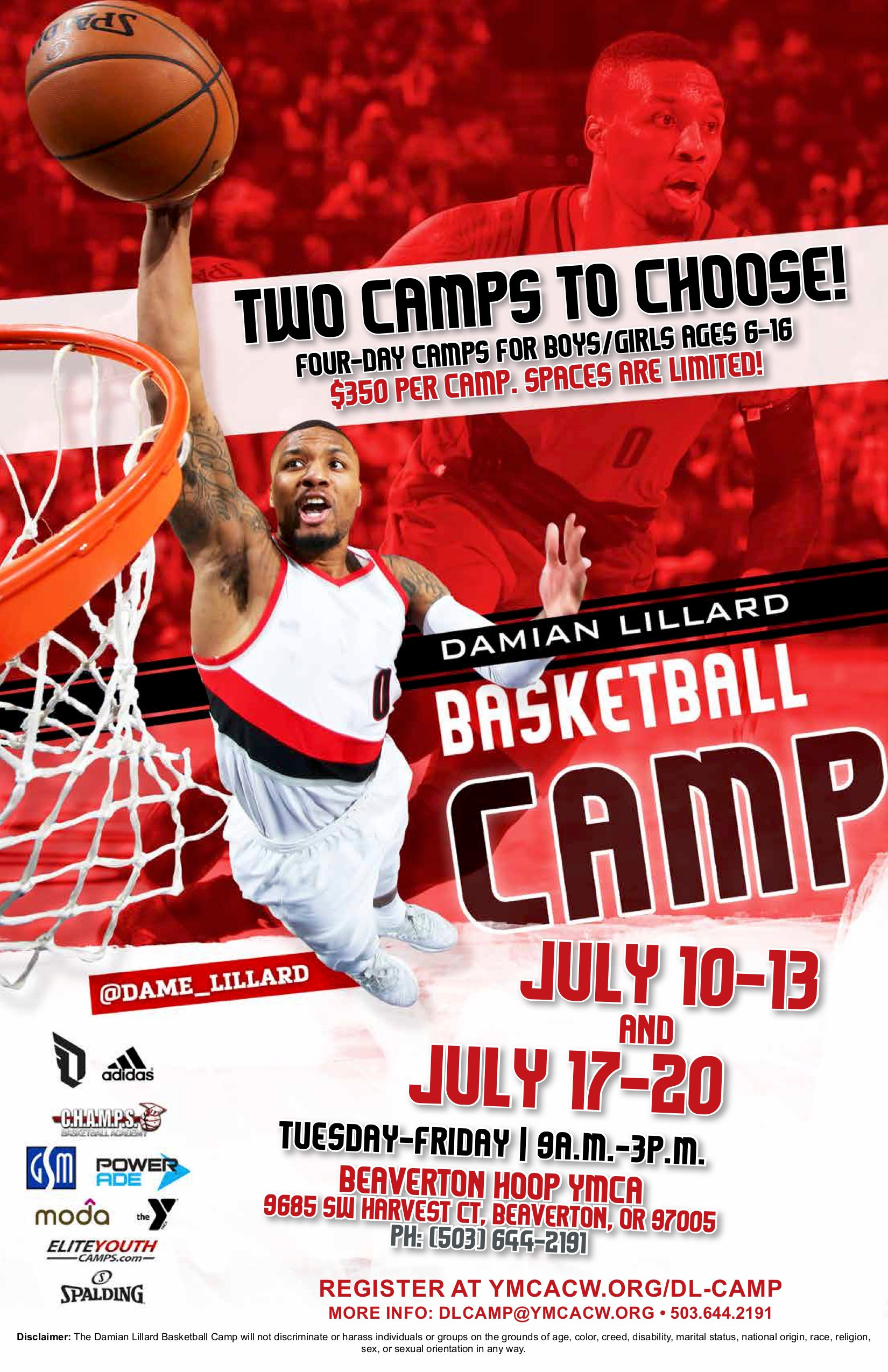 Damian Lillard Basketball Camp 2018 (Beaverton, OR)