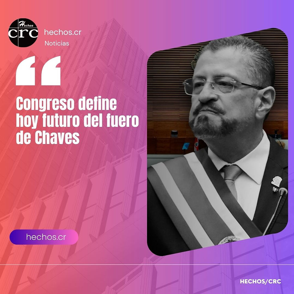 Congreso define hoy futuro del fuero de Chaves