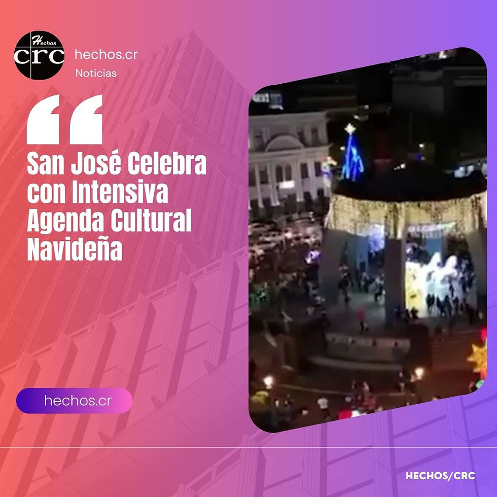 San José Celebra con Intensiva Agenda Cultural Navideña