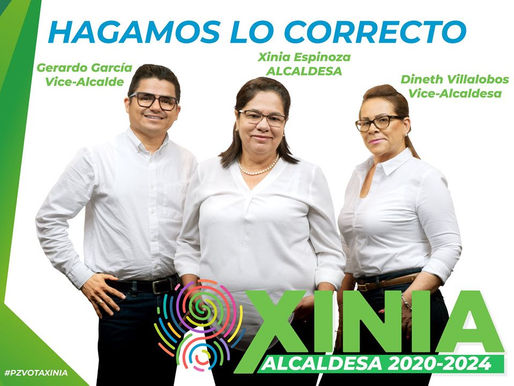 USA AYUDAS DEL IMAS PARA CAMPAÑA POLÍTICA "Xinia Espinoza Espinoza Gerente Regional IMAS"