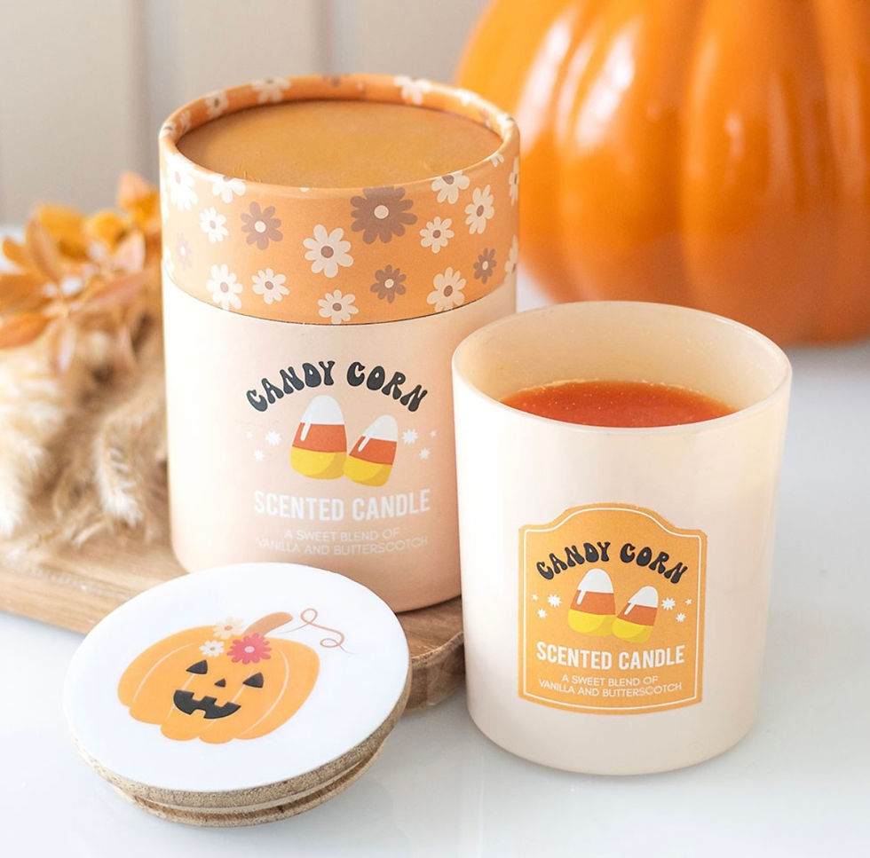 Candy Corn Scented Candle 