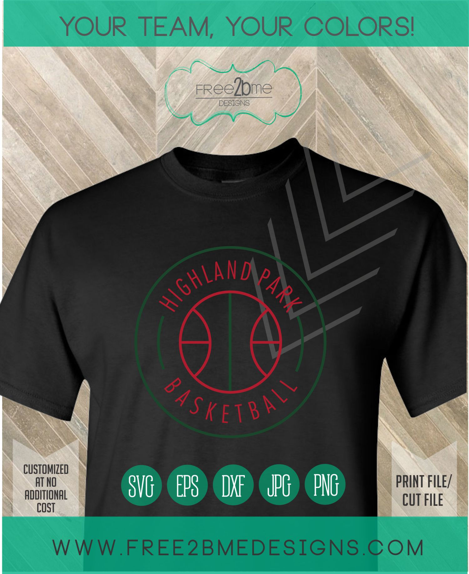 Basketball Minimal Circle
