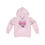 Thumbnail: Hugs & Kisses Unicorn Light Pink Hoodie Front View