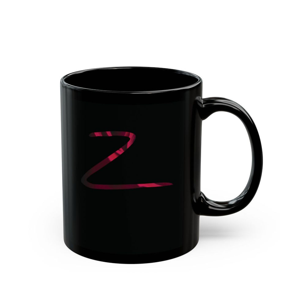 Zealot Ikigai "Z" (11oz, 15oz) Black Mug
