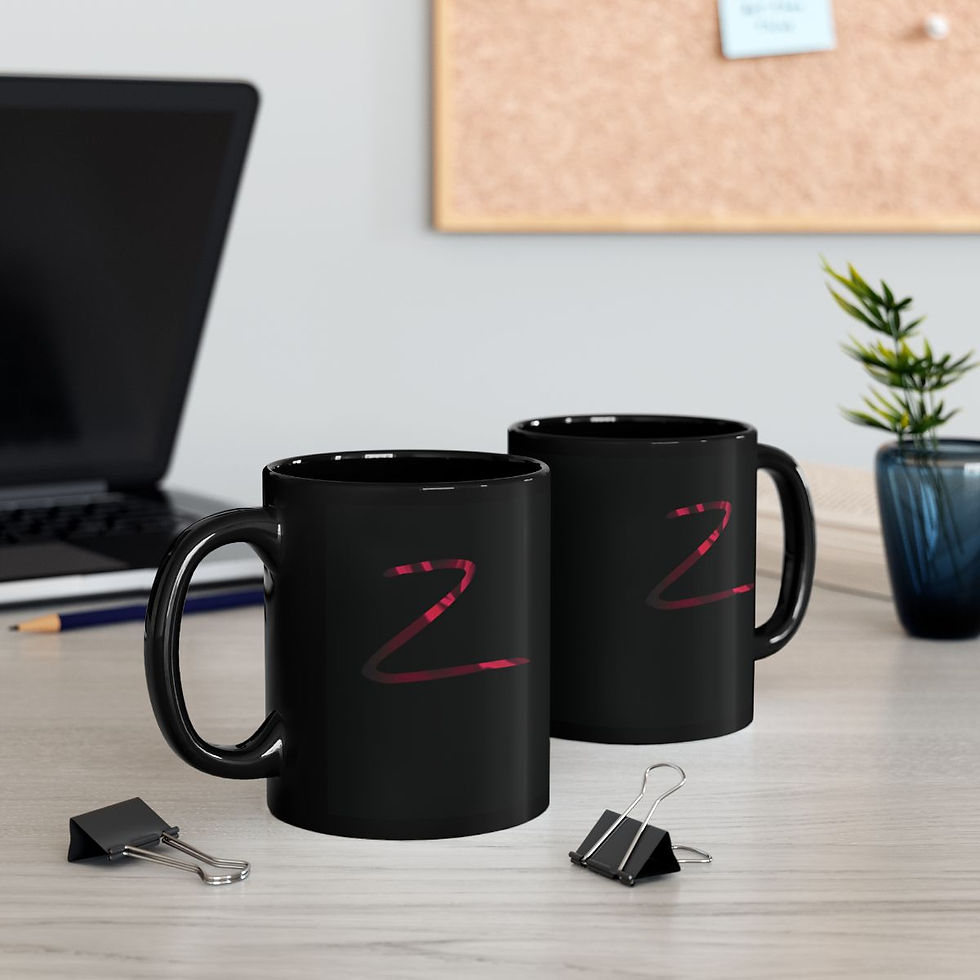 Zealot Ikigai "Z" (11oz, 15oz) Black Mug
