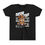 Thumbnail: Youth Bear Movie Night Black T-Shirt Front View Mockup