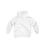 Thumbnail: Hugs & Kisses Unicorn White Hoodie Rear View