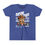 Thumbnail: Youth Bear Movie Night Carolina Blue T-Shirt Front View Mockup