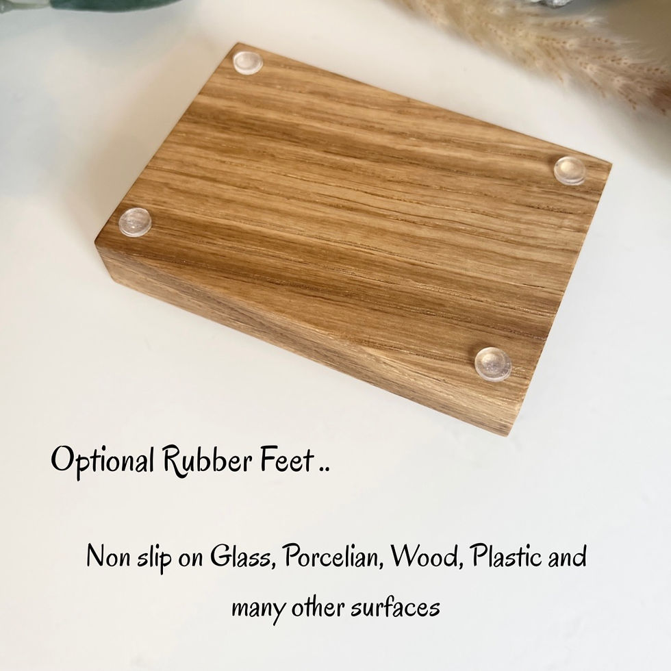 Thumbnail: Live Edge Oak Soap Dish - Large Natural Oak Soap Holder