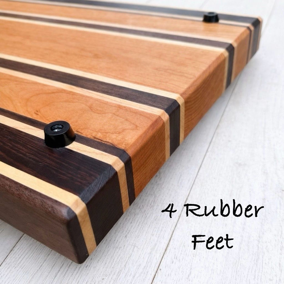Thumbnail: The Giraffe Board- Handcrafted Striped Hardwood Chopping Board
