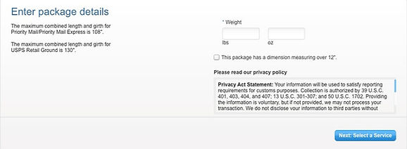 USPS Customs Form