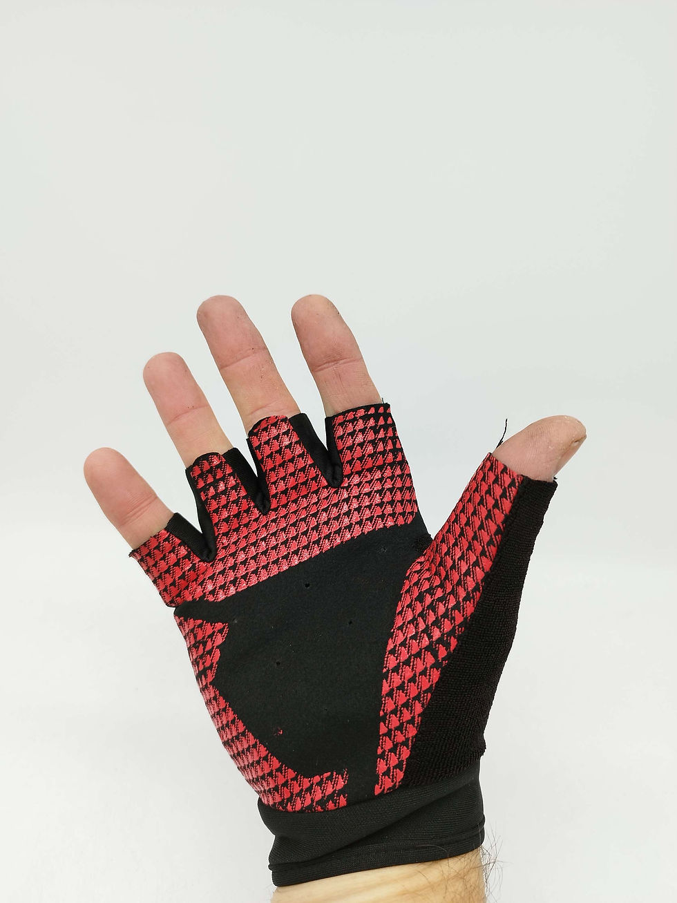 Miniature : GANTS DE MAINTIEN POUR COMBAT AU SABRE LASER ROUGE ET NOIR