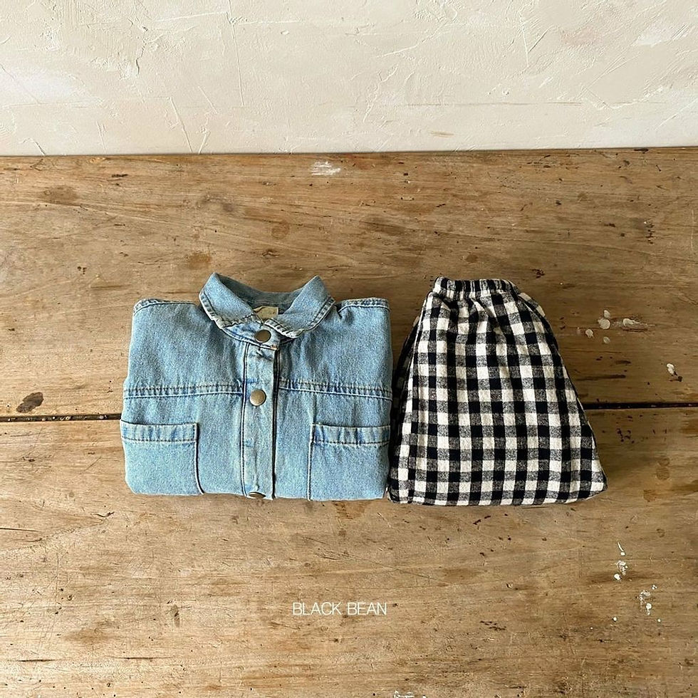 縮圖：牛仔襯衫上衣