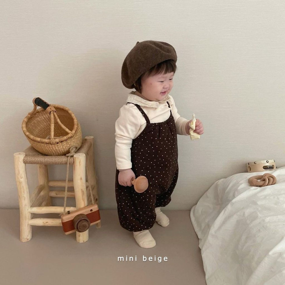 縮圖：厚棉吊帶褲