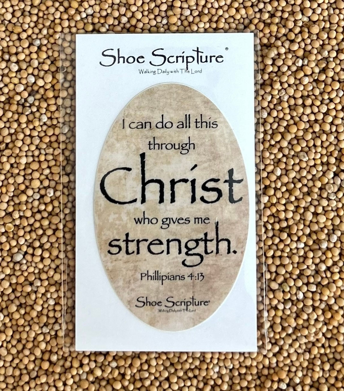 Phillipians 4:13 Shoe Scripture