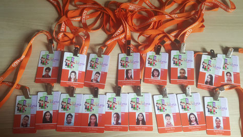 Projeto síndico mirim: Confecção de crachás