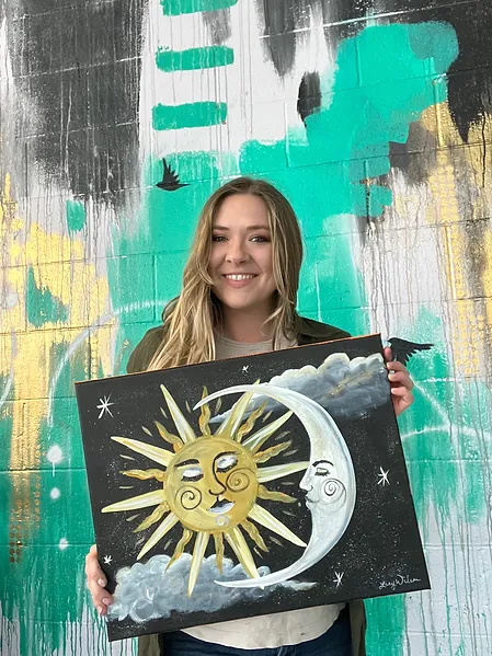 My Sun and Moon and Stars Paint Night