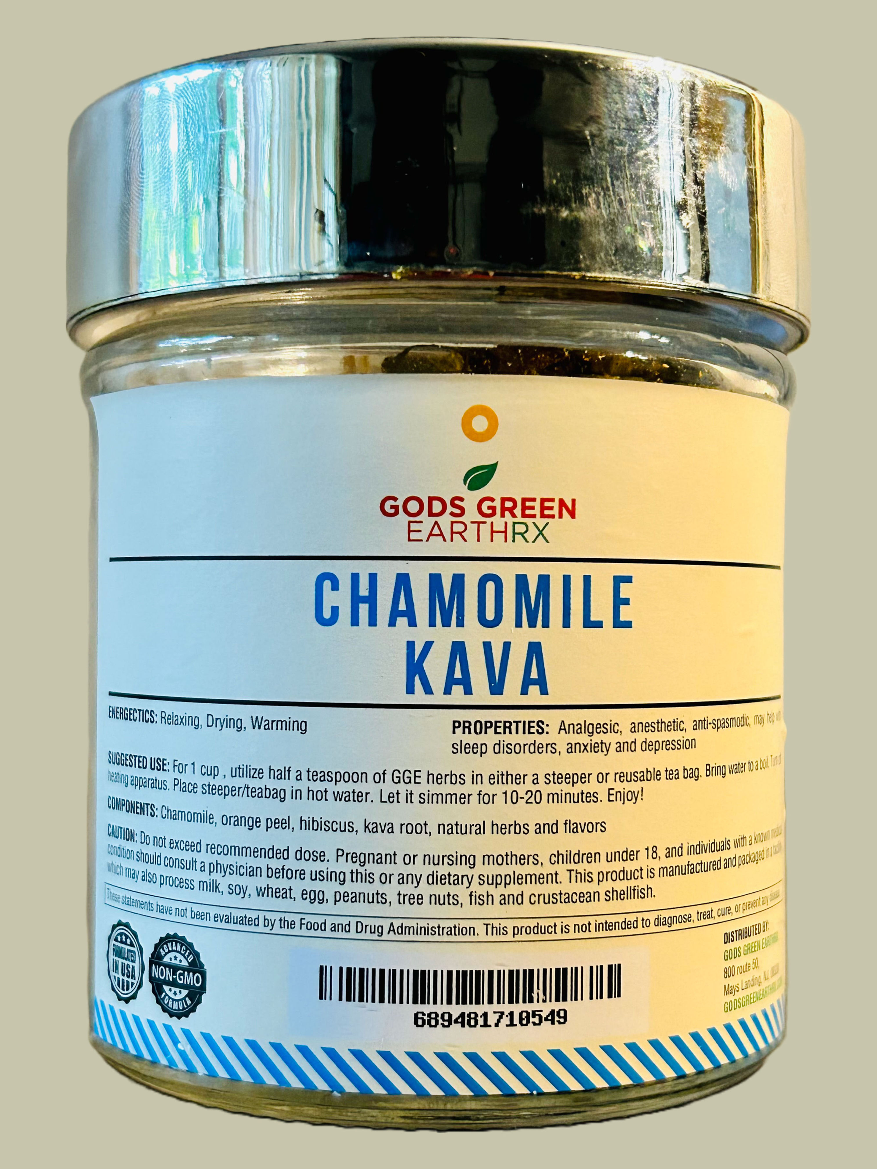 Chamomile Kava- Anxiety Relief 10 oz. (Medium)