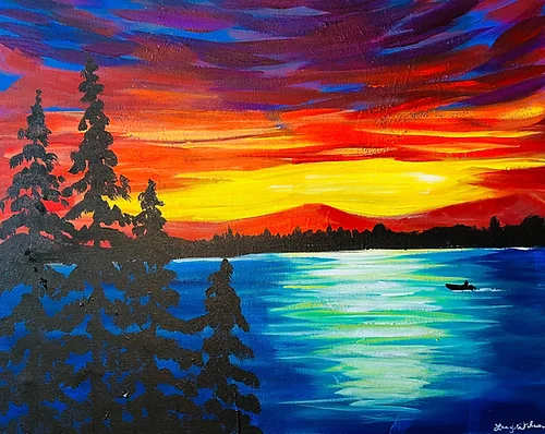 Lake Day Paint Night