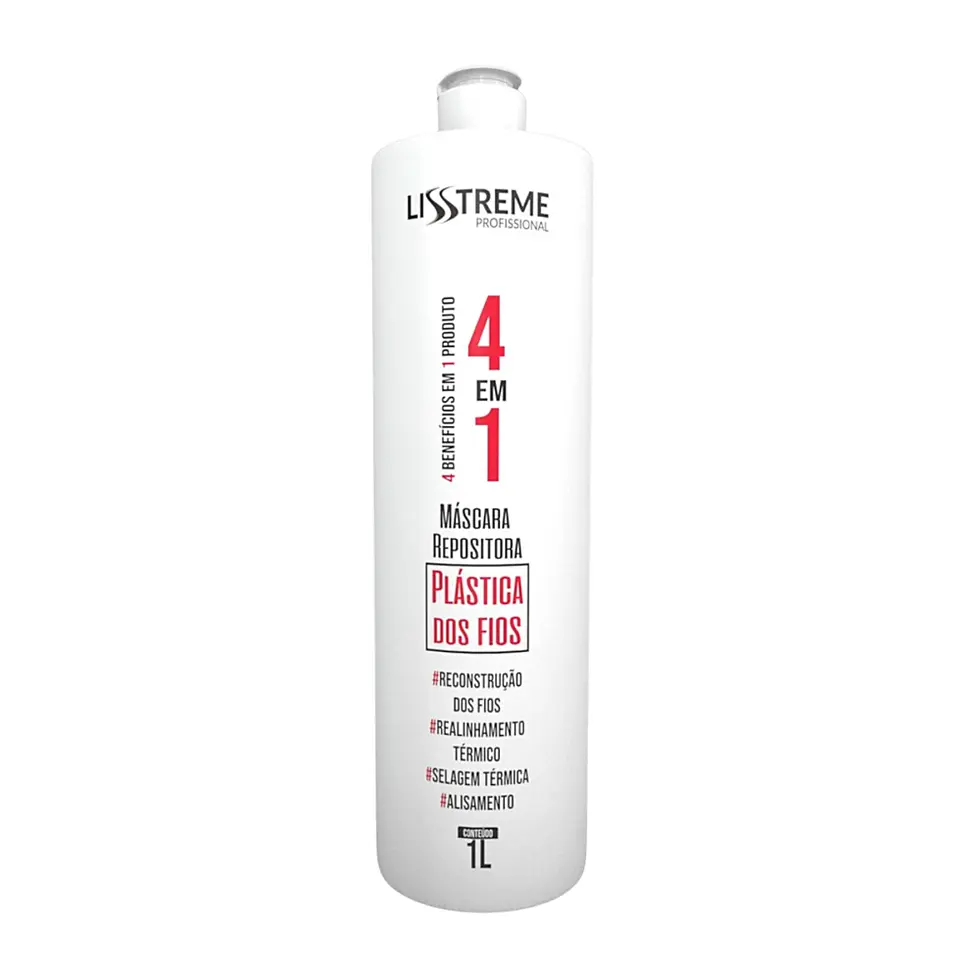 Progressiva Plástica Capilar 4 em 1 Lisstreme 1 L