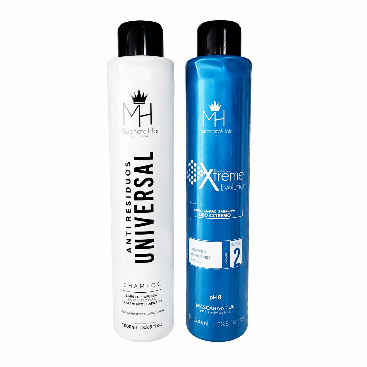 Kit Escova Progressiva Extreme Evolution Maranata Hair 2x1L