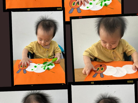 🐛 The Very Hungry Caterpillar – Color Drop Art at Nurture Infant House