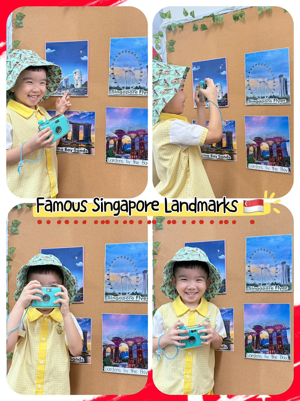 Discovering Famous Singapore Landmarks Through Imaginative Play at Nurture Infant House