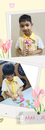 Children creating heartfelt handmade gifts for Mother’s Day.