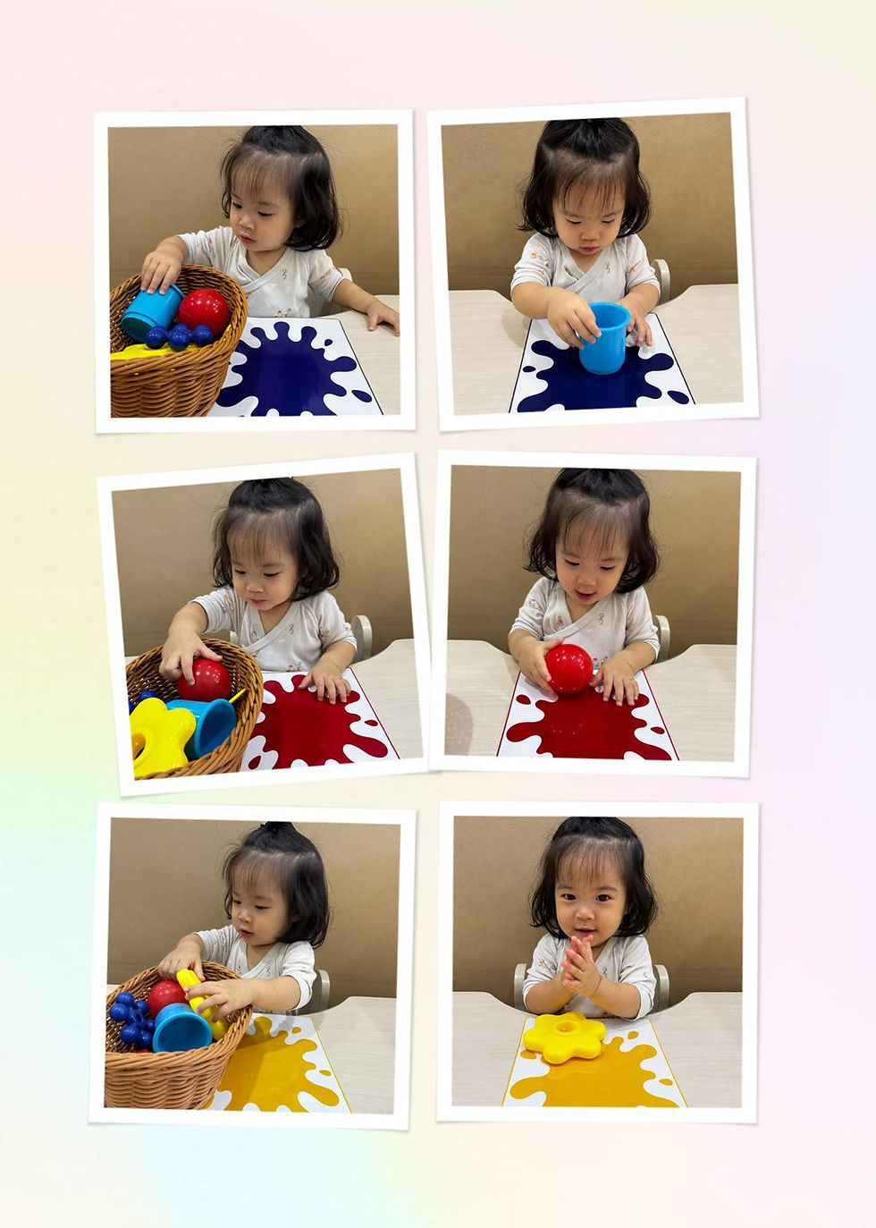 Matching colors with joy! 🌈