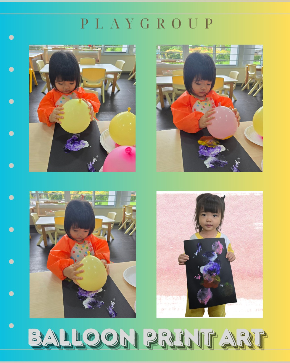 Creative balloon print art in full bloom! 🎈🎨