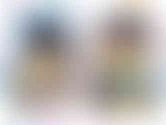 A child presents a “past, present, future” learning activity booklet.