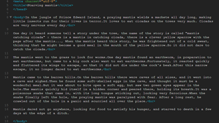 Web Technology: Design a page from scratch