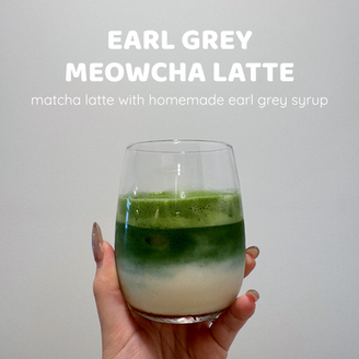 Meowcha | earl grey matcha | thatblockhave